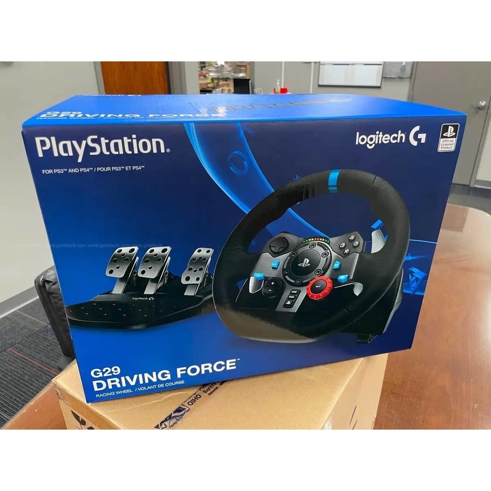 Playstation G29 Driving Force Racing Wheel by Logitech- Brand New